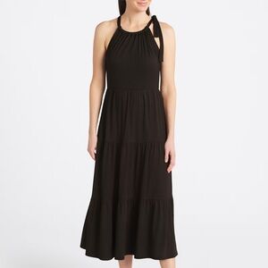 KAILEIGH Whitney Knit Tiered Keyhole Back Midi Dress LP Stitch Fix New With Tags